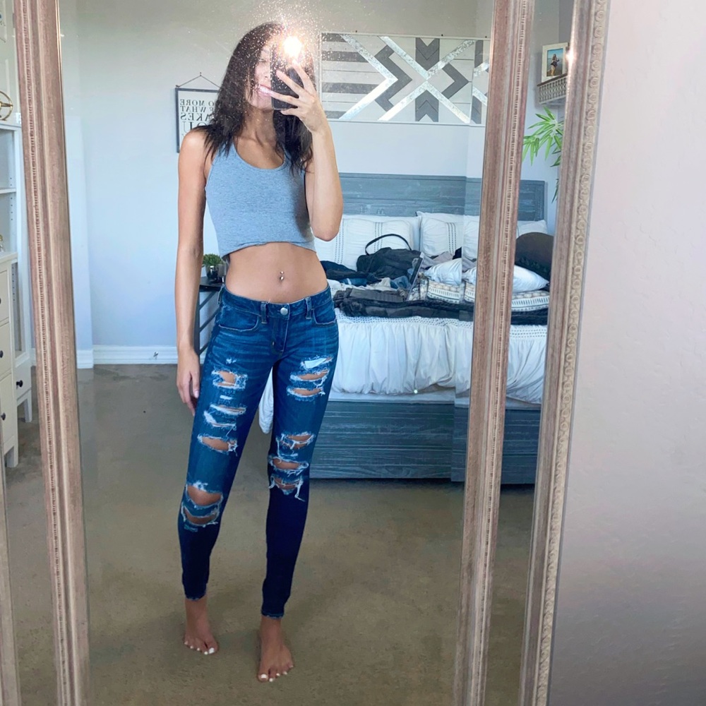 Ripped Denim Jeans